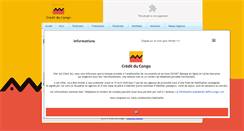 Desktop Screenshot of creditducongo.com