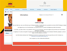 Tablet Screenshot of creditducongo.com